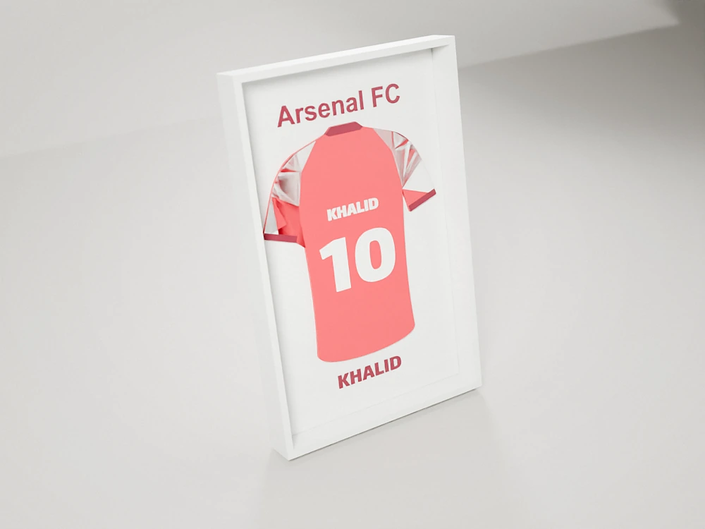 Arsenal FC2026/27 Home jersey plaque