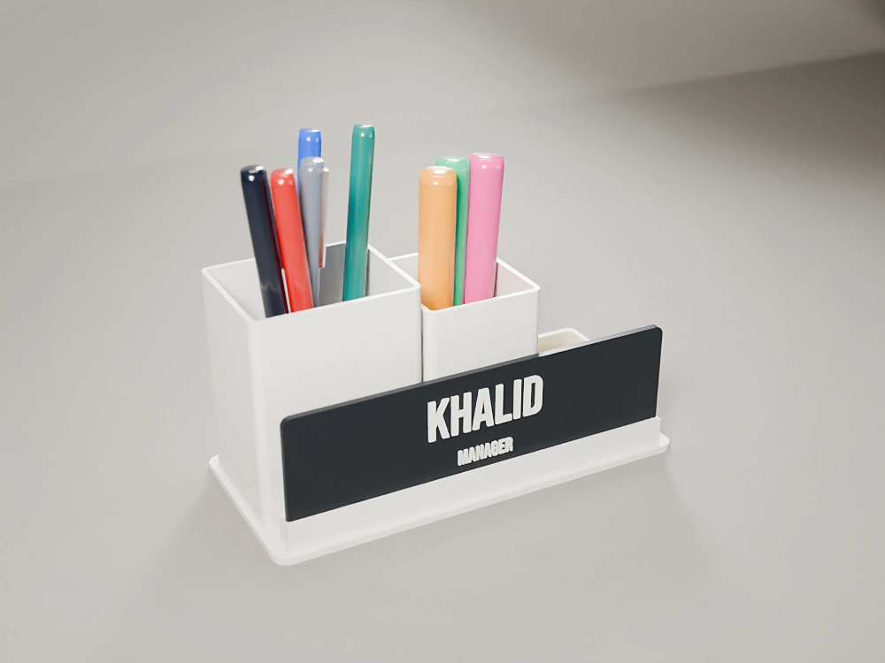 Desk organiser with your name – 2
