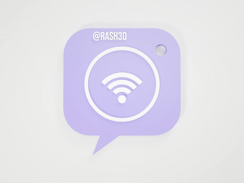 NFC social keychain – 3