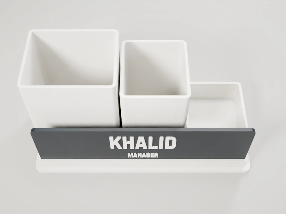 Desk organiser with your name – 3