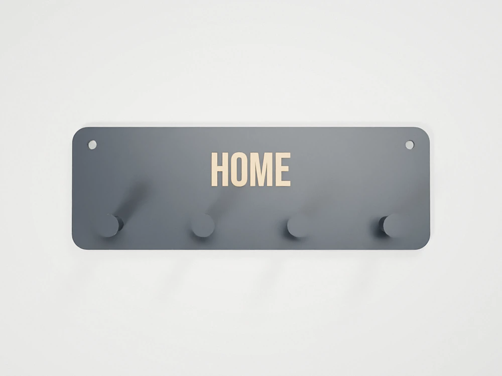 Wall key hanger with your name – 3