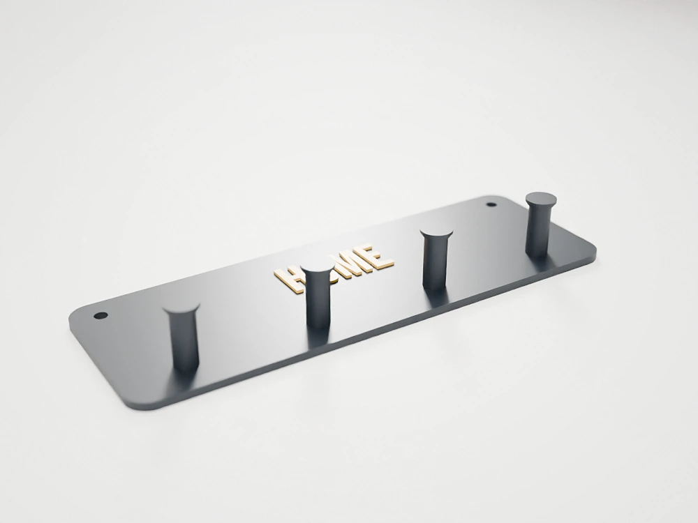 Wall key hanger with your name – 2