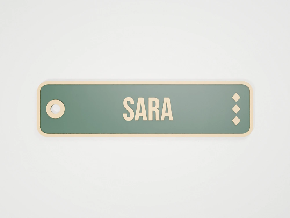 Bookmark with your name – 3