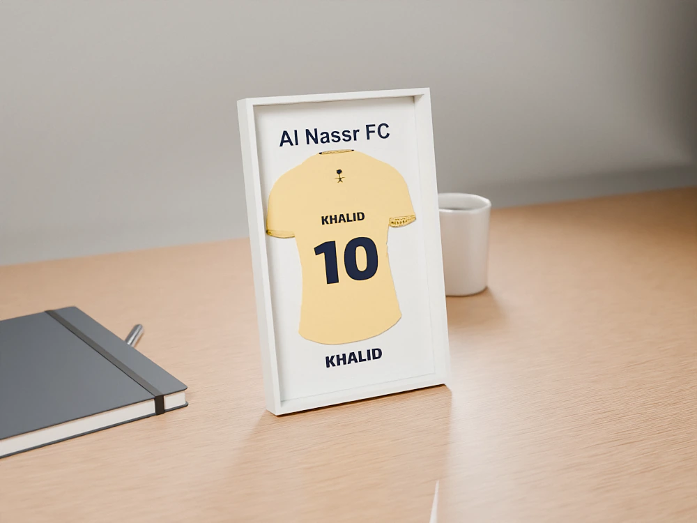 Al Nassr Home jersey plaque – 2